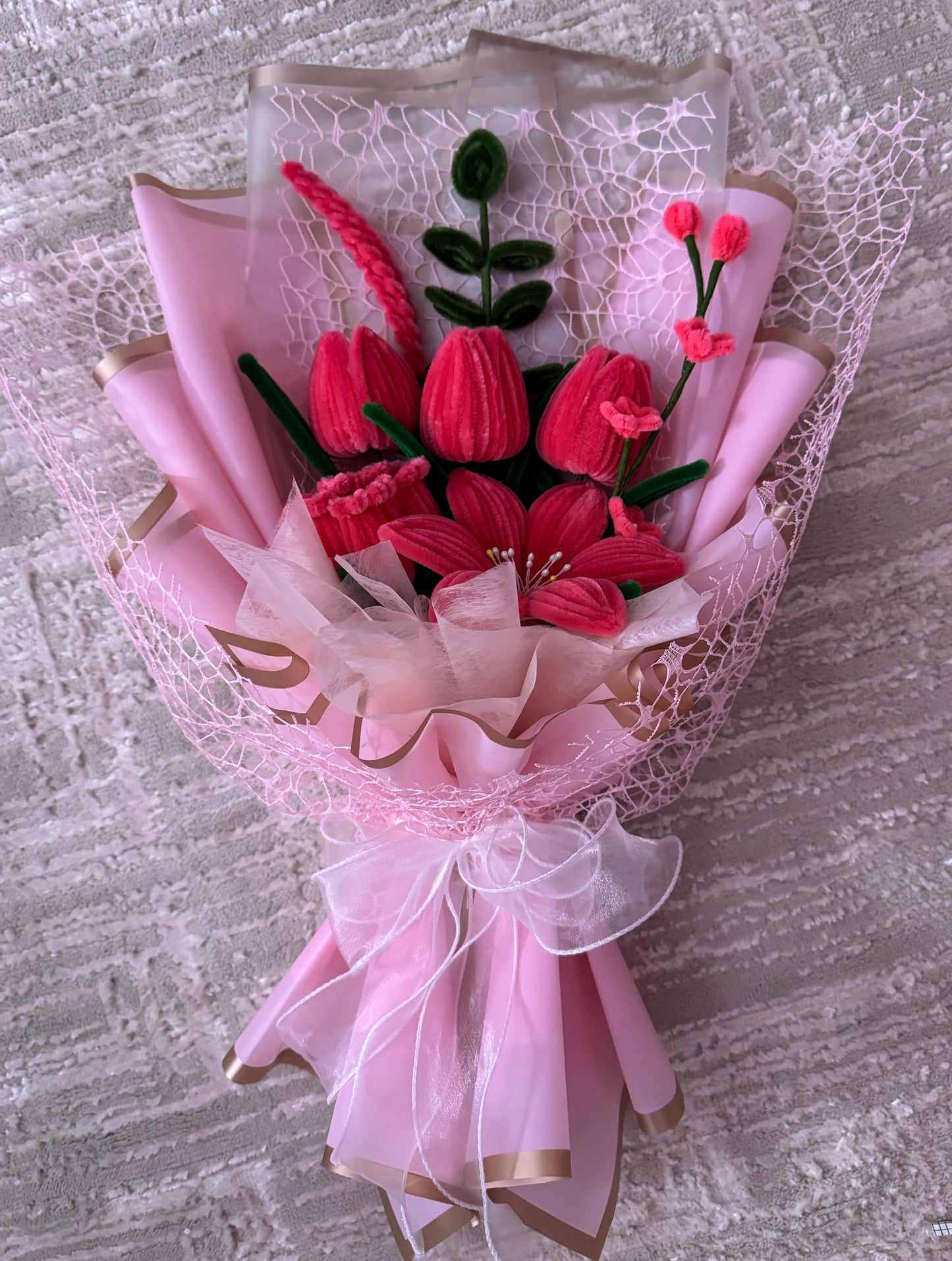 Fuzzy Flower Bouquet